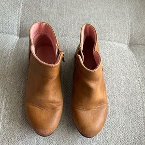 Cat & Jack Tan Leather Kids Boots